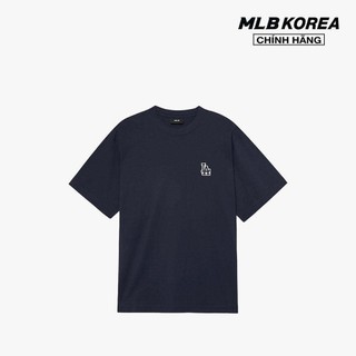 Mlb - áo thun unisex cổ tròn tay ngắn classic monogram big lux 3atsm0334-07nyd
