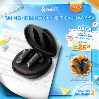 Tai nghe bluetooth EDIFIER NEOBUDS |Thời lượng pin 24 giờ | HIRES Audio Wireless Chống ồn chủ động 6 micro đàm thoại