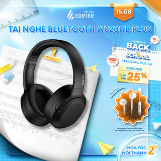 Tai nghe chụp tai Bluetooth 5.0 EDIFIER W820NB / W820NB PLUS |Chống ồn ANC | Pin đến 49 giờ | BH 12 tháng