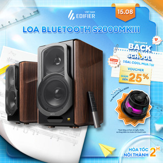 Bộ loa bluetooth bookshelf hifi cao cấp edifier s2000mkiii | công nghệ aptx | bluetooth 5.0