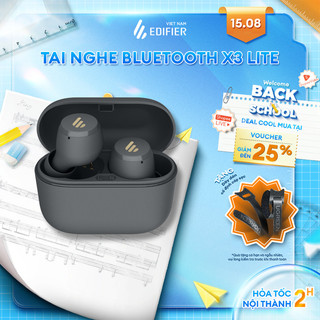 Tai nghe Bluetooth 5.0 EDIFIER X3 LITE | Âm thanh Stereo | Chống nước IP55 | Bảo Hành 12 Tháng