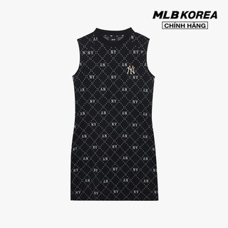 Mlb - đầm sát nách mini cổ tròn dia monogram jaquard 3fopm0333-50bks