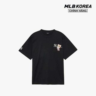 MLB - Áo thun unisex cổ tròn tay ngắn thời trang 3ATSE0134-50BKS