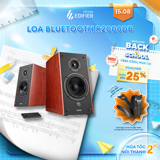 Loa active đa phương tiện 2.0 edifier r2000db | công suất 120w | đầu vào rca và opt | bảo hành 12 tháng