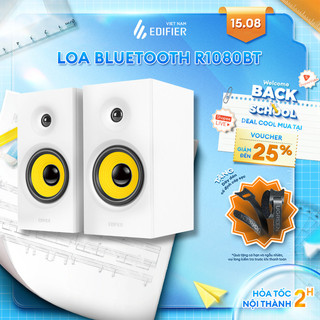 Bộ loa Bluetooth Bookshelf EDIFIER R1080BT | Bass 4inch Treble 19mm silk dome | Xử lí tín hiệu số DSP |Bảo hành 12 tháng