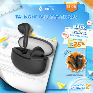 Tai nghe Bluetooth EDIFIER X2S | Thời lượng pin 28 giờ | Chống nước IP54 | Chống ồn chơi game | Bảo Hành 12 Tháng