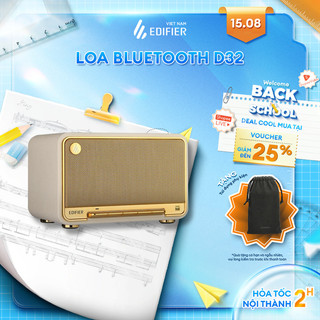 Loa để bàn không dây edifier d32 | công suất 60w | dung lượng pin 5200mah | bảo hành 12 tháng