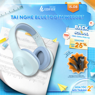 Tai nghe Bluetooth 5.1 EDIFIER W600BT | 30h Playtime | Thích hợp chơi game, học tập  và làm việc trực tuyến | BH 12 Thán