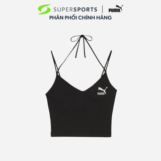 Áo ba lỗ nữ puma classics ribbed crop - 62425501