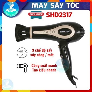 Máy sấy tóc công suất lớn Sunhouse SHD2317 , Máy sấy tóc đa năng chuẩn cao cấp TM Store