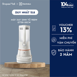 Máy xay sinh tố electrolux 900w explore 7 - e7tb1-50cw-3 tốc độ nhồi, đa dạng mức xay