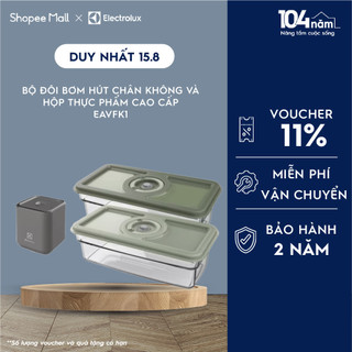 Bộ đôi bơm hút chân không và hộp thực phẩm cao cấp - dòng one touch eavfk1