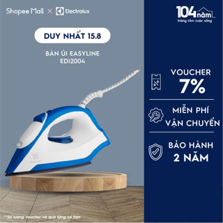 Bàn ủi Electrolux EasyLine EDI2004 - Mặt đế chống dính, là ủi dễ dàng và mượt mà