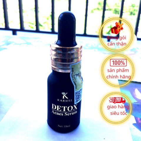 BỘ ĐÔI SERUM DETOX, TREATMEN BRIGHT KAMEL (Mờ Thâm Nám, mụn, Sáng Da) karmel official Mỹ phẩm Comest