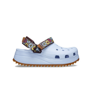 Giày Clog Unisex Crocs Hiker Retro Floral - Blue Calcite