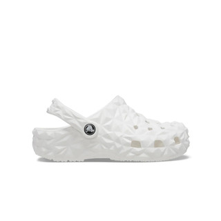 Giày Clog Trẻ Em Crocs Classic Geometric - White