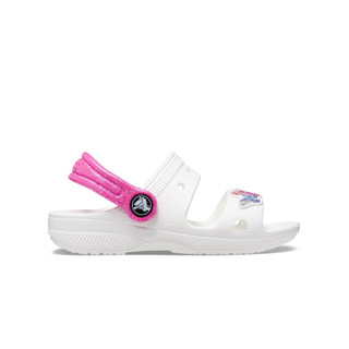 Xăng Đan Trẻ Em Crocs Toddler Classic Embellished - White