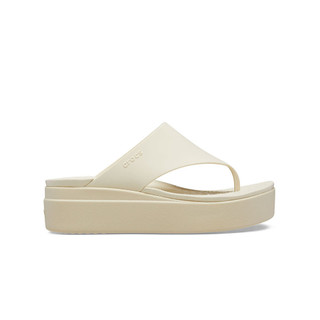 Dép xỏ ngón nữ crocs brooklyn - bone