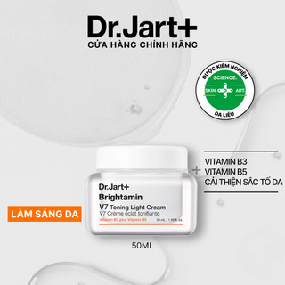 Kem dưỡng sáng da Brightamin V7 Toning Light Cream 50ML | Nâng tone và dưỡng ẩm với Vitamin B3