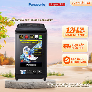 Máy giặt cửa trên panasonic 10.5kg na-fd10ar1bv - hàng chính hãng