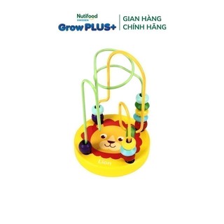 Đồ chơi trẻ em xe kéo luồn hạt bằng gỗ