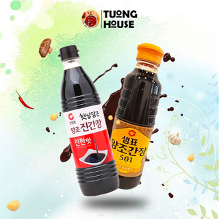 Nước tương hàn quốc 501 sempio/ daesang chai 500ml