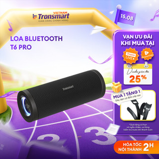 Loa Bluetooth Tronsmart T6 Pro 45W Chống nước IPX6 Ghép nối 2 loa - Hàng chính hãng