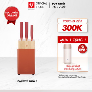 Bộ dao nhà bếp zwilling now s bằng thép không gỉ 5 món cao cấp