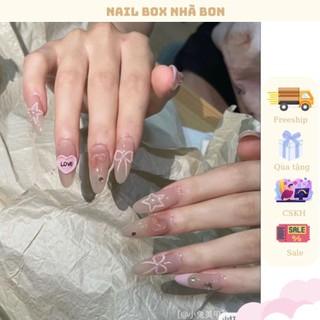 Nail box thiết kế sơn gel thạch nâu