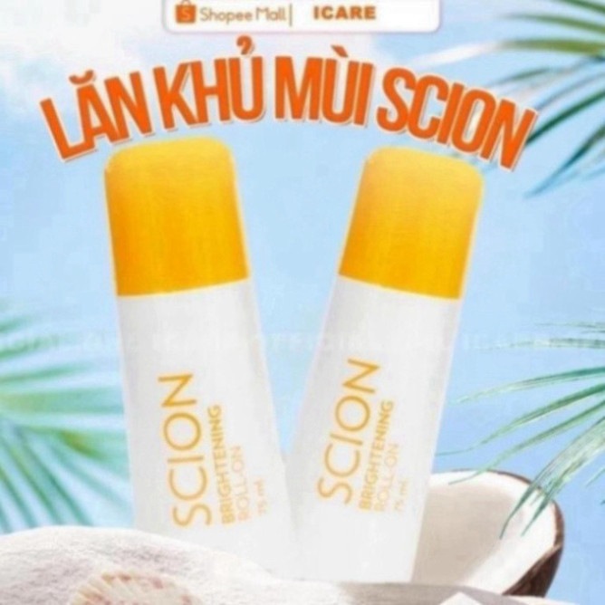 Lăn Khử Mùi Hôi Nách Scion - Ngăn Mùi Hôi Cơ Thể Không Làm Ố Quần Áo 75ml - Hàng Chính Hãng Mới Nhất 2024