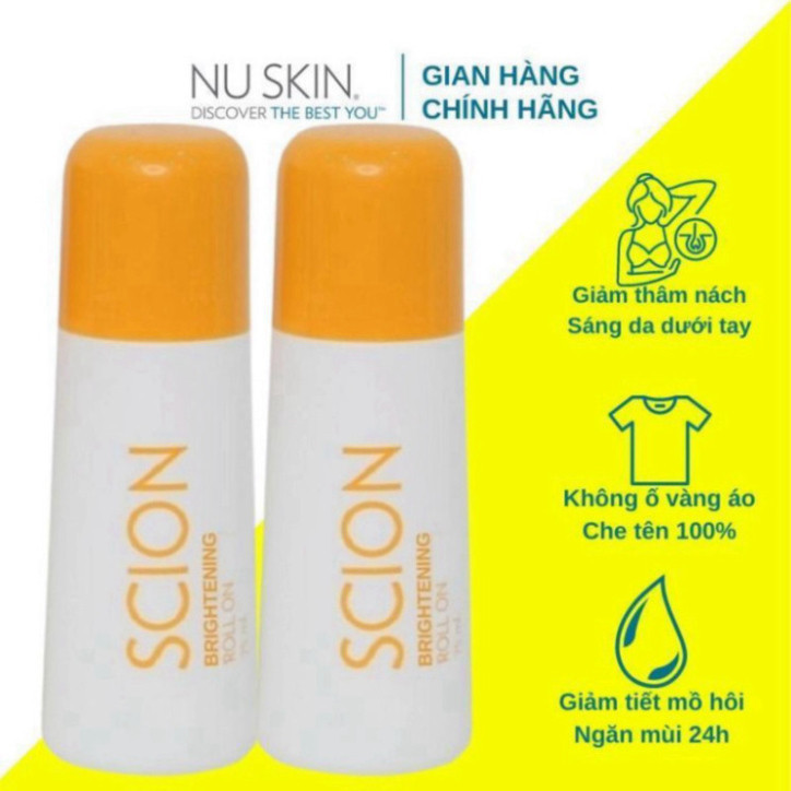 Lăn Khử Mùi Hôi Nách Scion - Ngăn Mùi Hôi Cơ Thể Không Làm Ố Quần Áo 75ml - Hàng Chính Hãng Mới Nhất 2024