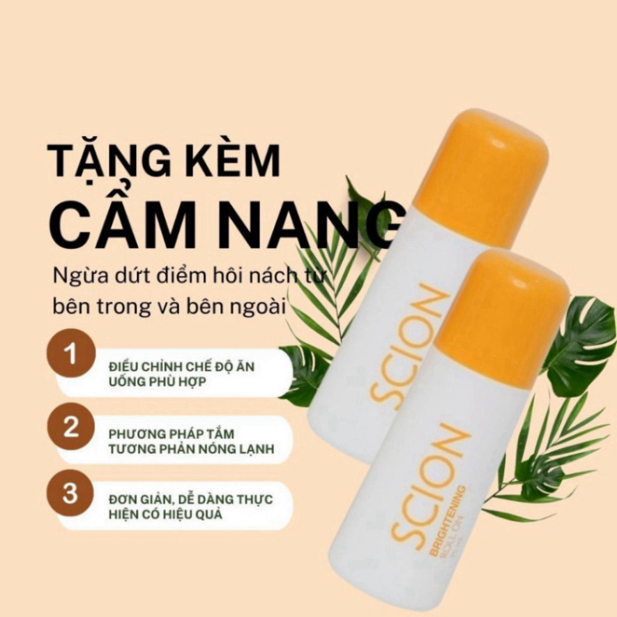Lăn Khử Mùi Hôi Nách Scion - Ngăn Mùi Hôi Cơ Thể Không Làm Ố Quần Áo 75ml - Hàng Chính Hãng Mới Nhất 2024