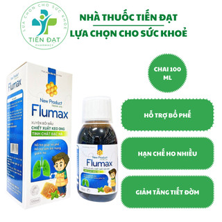 Siro ho keo ong Flumax - Hỗ trợ bổ phế ho kéo dài