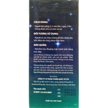 Viên tiểu đêm an niệu đan - Hỗ trợ giảm triệu chứng tiểu đêm tăng cường chức năng thận