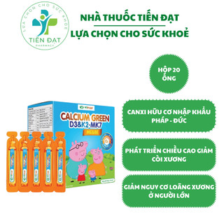 Ống bổ sung canxi cho bé Calcium Green D3&K2-MK7 ME&BE - Hỗ trợ hấp thu canxi phát triển chiều cao