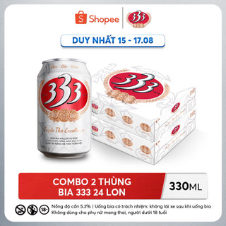 Combo 2 Thùng Bia 333 330ml - 789