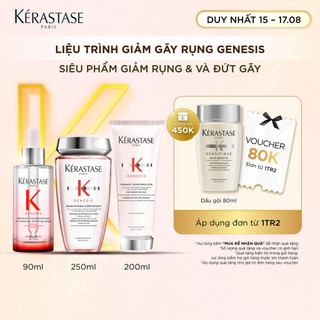 Bộ 3 bước hoàn hảo giúp giản rụng tóc: Dầu gội - Dầu xả - Serum Genesis