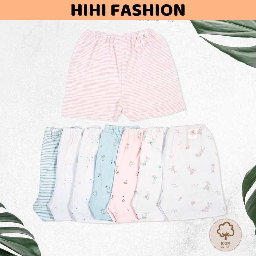Quần Ngắn Cho Bé Sơ Sinh - (Size Từ 0-24 Tháng), Chất liệu 100% Cotton.