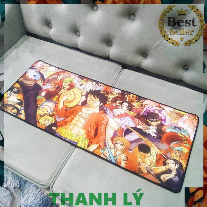 ⭐ ⭐ ⭐ A44 - Tấm Lót Bàn Làm Việc [ Hải Tặc One Piece A44 ] Kích Cỡ Lớn 80x30cm dày dặn 3mm , Di Chuộ