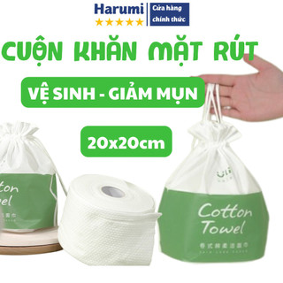 Khăn giấy đa năng, khăn mặt khô, khăn lau mặt dùng 1 lần, giấy lau mặt khô giấy lau mặt lau khô lau ướt uli cotton towel