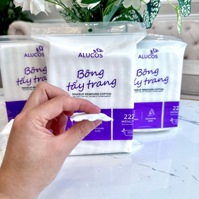 Bông Tẩy Trang Alucos 222 Miếng Siêu Mềm, Dày Dặn Dùng Cực Thích, Có Giá Sỉ Cực Tốt | BigBuy360 - bigbuy360.vn