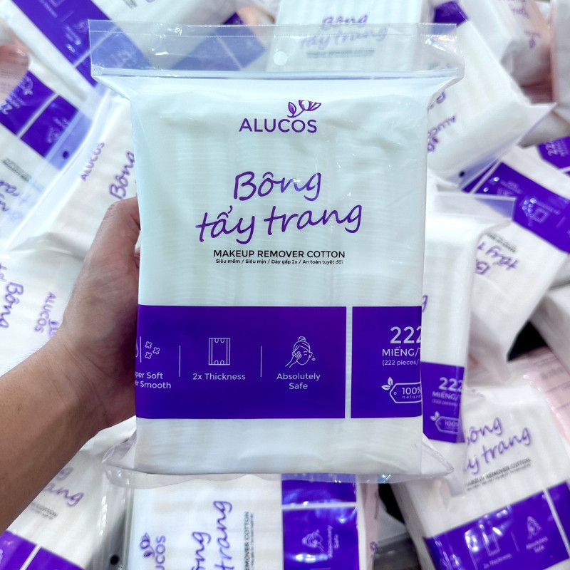 Bông Tẩy Trang Alucos 222 Miếng Siêu Mềm, Dày Dặn Dùng Cực Thích, Có Giá Sỉ Cực Tốt | BigBuy360 - bigbuy360.vn