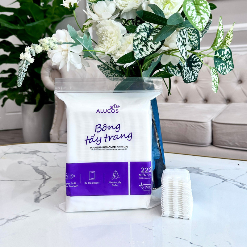 Bông Tẩy Trang Alucos 222 Miếng Siêu Mềm, Dày Dặn Dùng Cực Thích, Có Giá Sỉ Cực Tốt | BigBuy360 - bigbuy360.vn