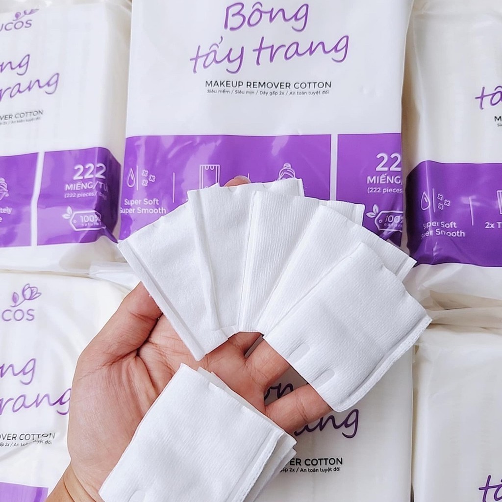 Bông Tẩy Trang Alucos 222 Miếng Siêu Mềm, Dày Dặn Dùng Cực Thích, Có Giá Sỉ Cực Tốt | BigBuy360 - bigbuy360.vn
