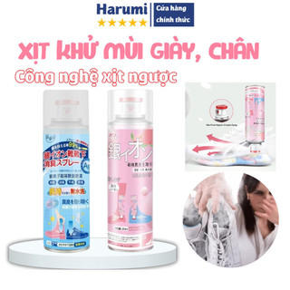 Xịt khử mùi hôi chân, xịt khử mùi giày dép nano bạc, xịt khử mùi hôi giày dép, xịt hôi chân, xịt giày nano