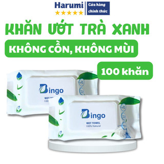 Khăn giấy ướt bingo, khăn ướt không mùi, khăn ướt cho bé, khăn ướt không cồn, khăn ướt trà xanh, khăn ướt bingo