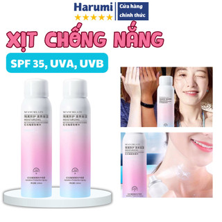 Xịt chống nắng trắng da may create 150ml, không nhờn, giữ ẩm da, bảo vệ da