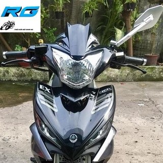 Ốp Đầu Xe Ex135 Mẫu Sừng (Mẫu Sói)