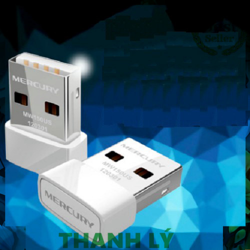 ⭐ ⭐ ⭐  Usb Mini thu sóng WIFI MERCURY MW150US tốc độ 150Mbps model mới