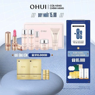 Combo Son lì dưỡng ẩm ngăn lão hóa OHUI MM The First Geniture Lipstick